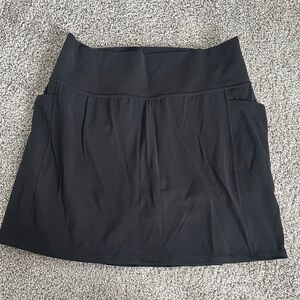 Athleta Black Salutation Stash Pocket Skort